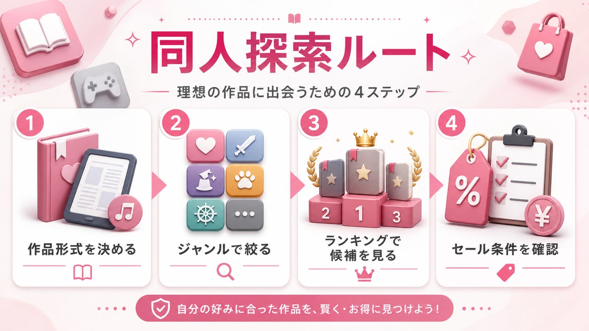 同人探索ルートの解説画像