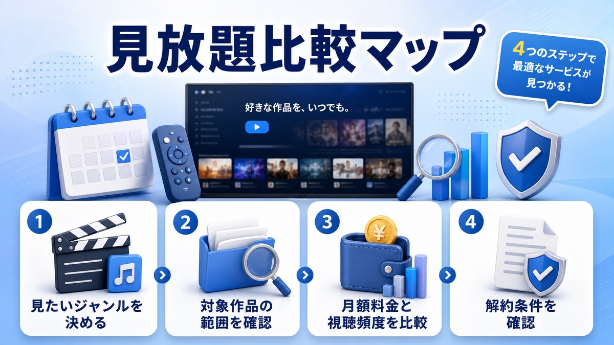 見放題比較マップの解説画像