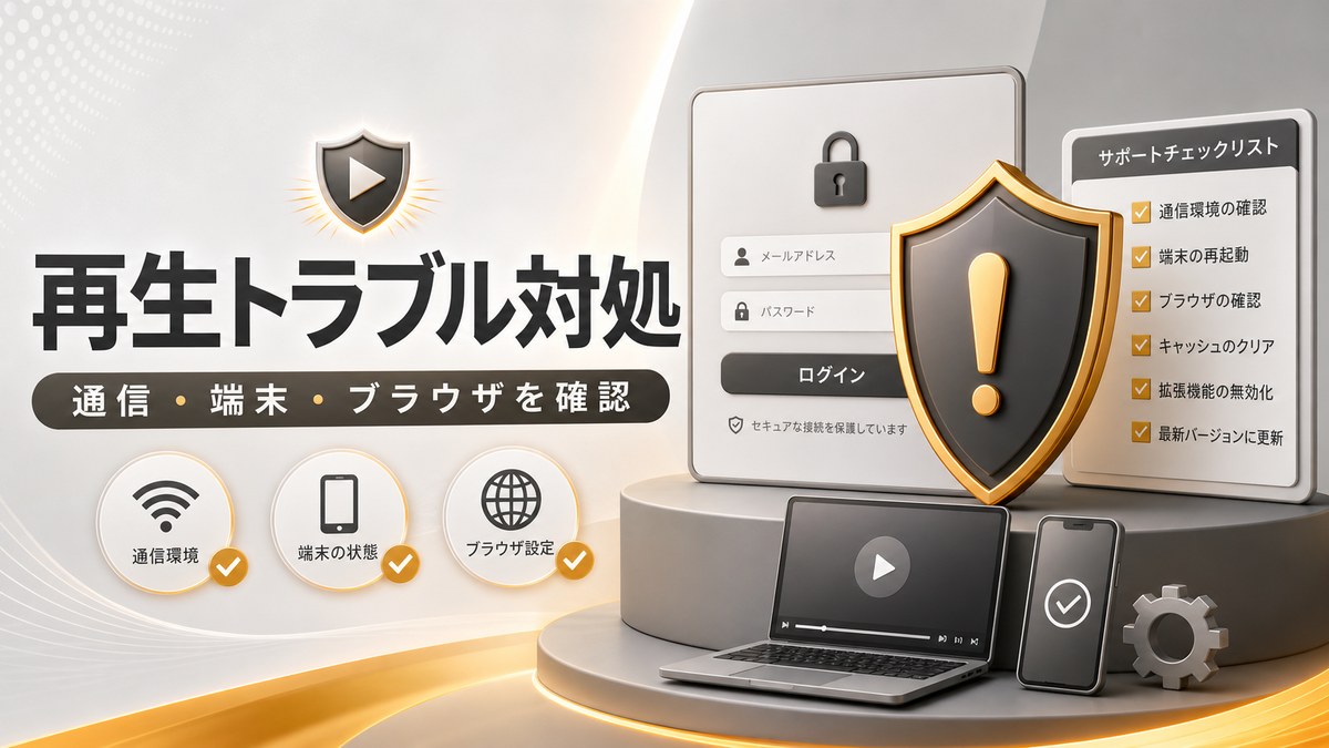 FANZAが見れない・再生できない時の確認ポイントのアイキャッチ画像